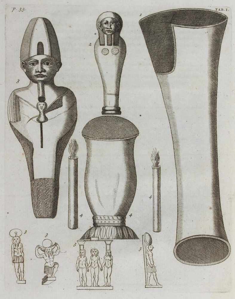Alpino,P.Historiae Aegypti naturalis. 2 Bde. Leiden, Potuliet 1735. 4°. Mit 102 (6 gefalt.)