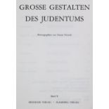 Konvolutvon ca. 240 Bdn. Judaica. 20 Jhdt., versch. Einbände u. Formate. +Enthält u.a.:+ Wilkinson,