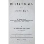 München.5 Münchener Schulpreiseinbände, 1840-45. Ldrbde. d. Zt. mit Rsch. u. goldgepräg. Wappen-