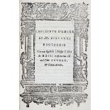 Boccaccio,G.Laberinto d'amore Con una Epistola a Messer Pino de Rossi confortatoria del medesimo