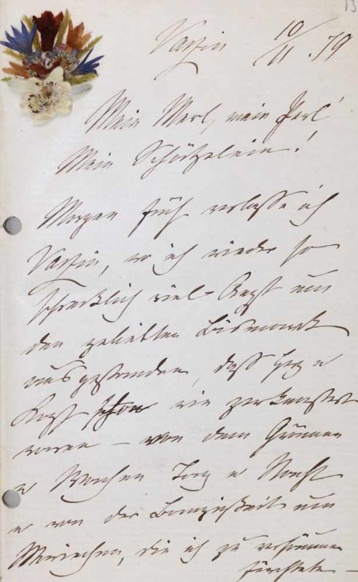 Bismarck, Johann von(1824-1894). Rückentitel: Briefe der Fürstin Bismarck (Johanna von Puttkamer, - Bild 6 aus 10
