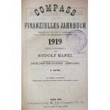 Compass.Finanzielles Jahrbuch für Oesterreich-Ungarn. 1919. 52. Jg. Tle. 1-5 in 4 Bdn. Wien,