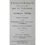 Suntinger,K.F.Untersuchungen (staatsrechtliche) über die Verhältnisse des privilegirten Erbadels