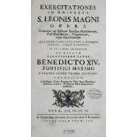 Cacciari,T.Exercitationes in universa S. Leonis Magni opera. Rom, A. Fulgoni für S. Eustachio