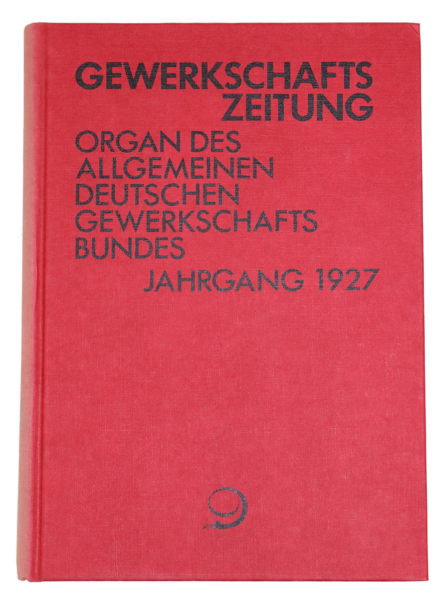 Gewerkschafts-Zeitung.Organ des Allgemeinen Deutschen Gewerkschaftsbundes. Reprint der Jgge. 1924-