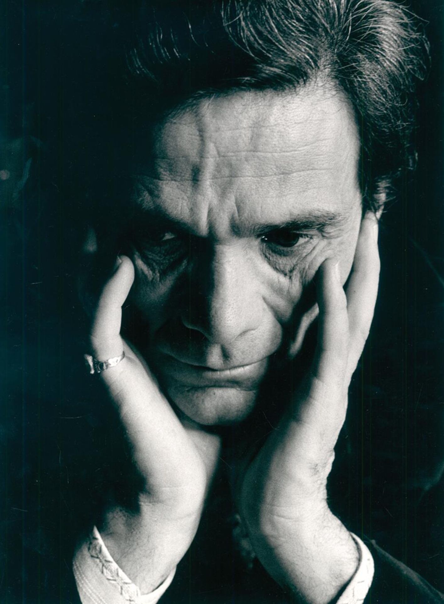 Becchetti, Sandro(1935-2013). Portraitaufnahme von Pier Paolo Pasolini, ital. Filmregisseur, Dichter