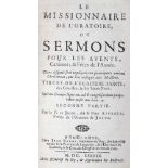 Le Jeune,J.Le Missionnaire de l'oratoire, ou sermons pour les avents, caremes, & fetes de l'Annee...