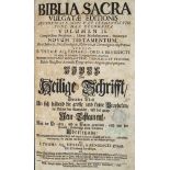 Biblia latino-germanica.Biblia sacra vulgatae editionis, Bibel oder Heilige Schrift, Zweyter Theil