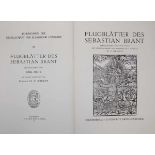 Heitz,P. (Hrsg.).Flugblätter des Sebastian Brant. Strassburg, Heitz 1915. Fol. Mit 25 Abb. auf