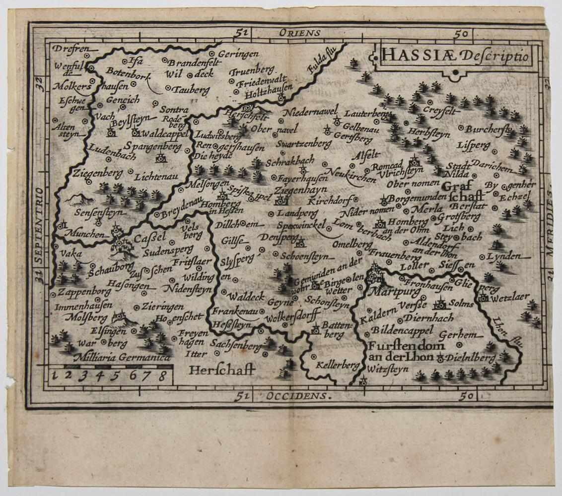 Bertius,P.Commentariorum rerum Germanicarum libri tres. 3 Tle. in 1 Bd. Amsterdam, W. Blaeu 1634-35.