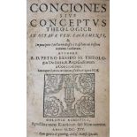 Besse,P.de.Conciones sive conceptus theologici, in octava ven. sacramenti... 3 Tle. in 1 Bd. Köln,