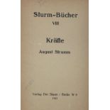 Stramm,A.Kräfte. Drama. Bln., Der Sturm 1915. 31 S. Obrosch. (= Sturm-Bücher, Nr. 8). Raabe 259,