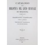 Gaspari,G.Catalogo della Biblioteca Musicale G.B. Martini di Bologna. 4 Bde. Anastatischer Nachdruck