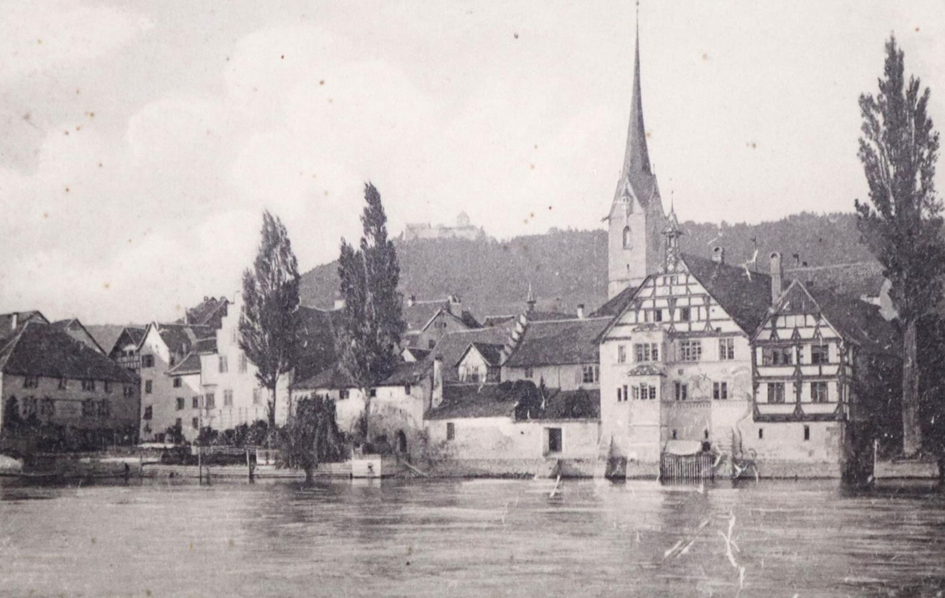 Wasserbau.Sammlung von 223 auf Kart.-Bl. aufgez. Abb. (überwiegend Photos) in versch. Formaten, (