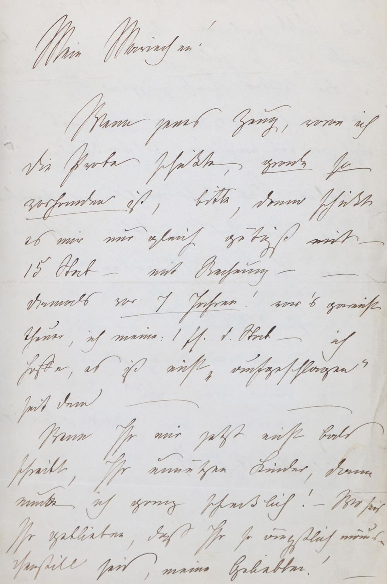 Bismarck, Johann von(1824-1894). Rückentitel: Briefe der Fürstin Bismarck (Johanna von Puttkamer,