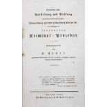 Escher,H.Geschichtliche Darstellung und Prüfung der über die denunzirte Kriminal-Prozedur. Bd. 1 (