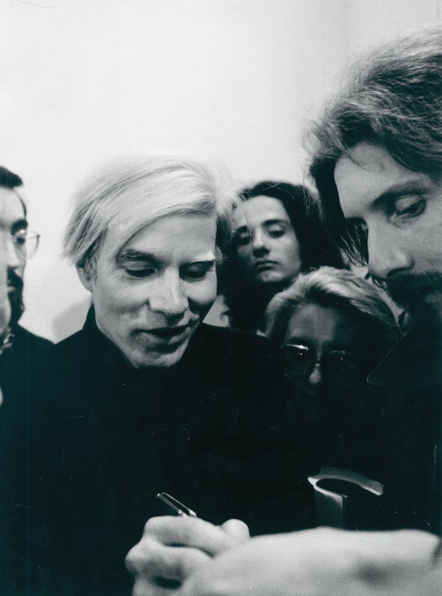 Becchetti, Sandro(1935 - 2013). 2 Portraitphotographien. Andy Warhol, u. Federico Fellini. - Bild 3 aus 3