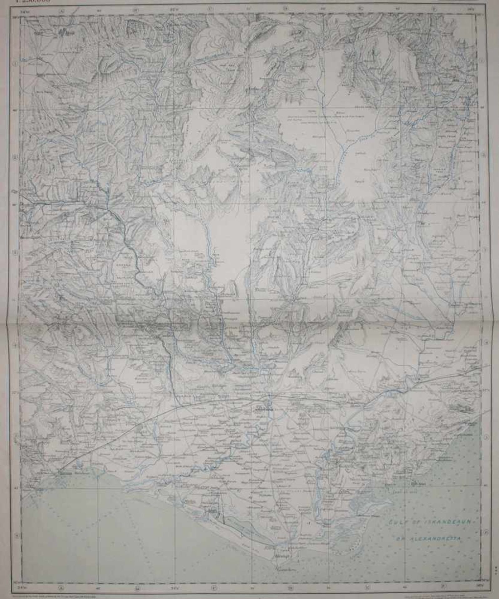 Türkei.Eastern Turkey in Asia. 20 (von ?) Karten-Bl. bei Service Geographique de l'Armee (Paris)