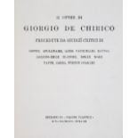 Chirico,G.de.12 tavole in fototipia. Con vari giudizi critici. Rom, Edizioni di 'Valori Plastici' (