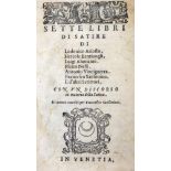 Sansovino,F. (Hrsg.)Sette libri di satire di... Hercole Bentiuogli. Luigi Alamanni. Pietro Nelli.