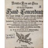 Niederwerffer,W.Biblischer Kern und Stern, darinnen als in einer bequemen Hand- Concordantz die