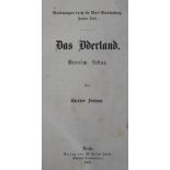 Fontane,T.Das Oderland. Barnim. Lebus. Berlin, Hertz, 1863. 5, 548 S. Hldr. d. Zt. m. Rt. u.