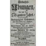 Croiset,J.Andachts-Übungen auf alle Tage des gantzen Jahrs... 3 (statt 12; Jan., August u. Okt.)