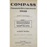 Compass.Finanzielles Jahrbuch. Jgge. 53, 55 (2x), 60, 62 (2x) in 7 Bdn. Wien, Compass-Vlg. 1920-