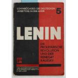 Lenin (d.i. W.I.Uljanow).Die proletarische Revolution und der Renegat Kautsky. Moskau,