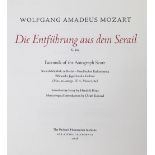 Mozart,W.A.Die Entführung aus dem Serail KV 384. Facsimile of the Autograph Score. Introductory