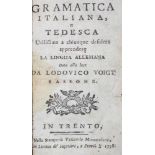 Voigt,L.Gramatica italiana, e tedesca utilissima a chiunque desidera apprendere la lingua