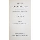 Toller,E.Feuer aus den Kesseln. Historisches Schauspiel. Bln., Kiepenheuer 1930. 168 S. Okart. mit