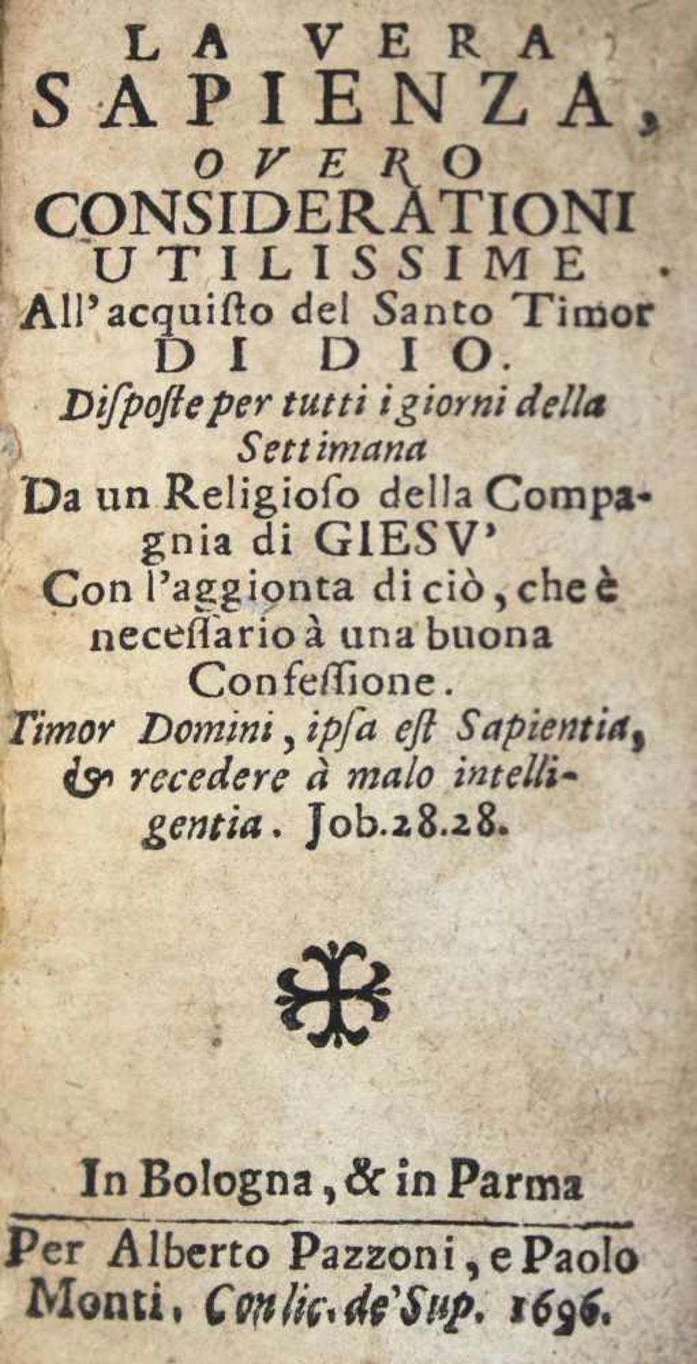 Belga,G.Mancipatus deiparae. Venedig, Leniana 1649. 12°. 287 S. Ldr. d. Zt. mit 2 Schließen. (