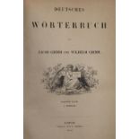 Grimm,J. u. W.Deutsches Wörterbuch. Tle. 1-3, 4/II-3, 4/II, 5-9, 10/I/II, u. 11/13 (st. 16) in 12