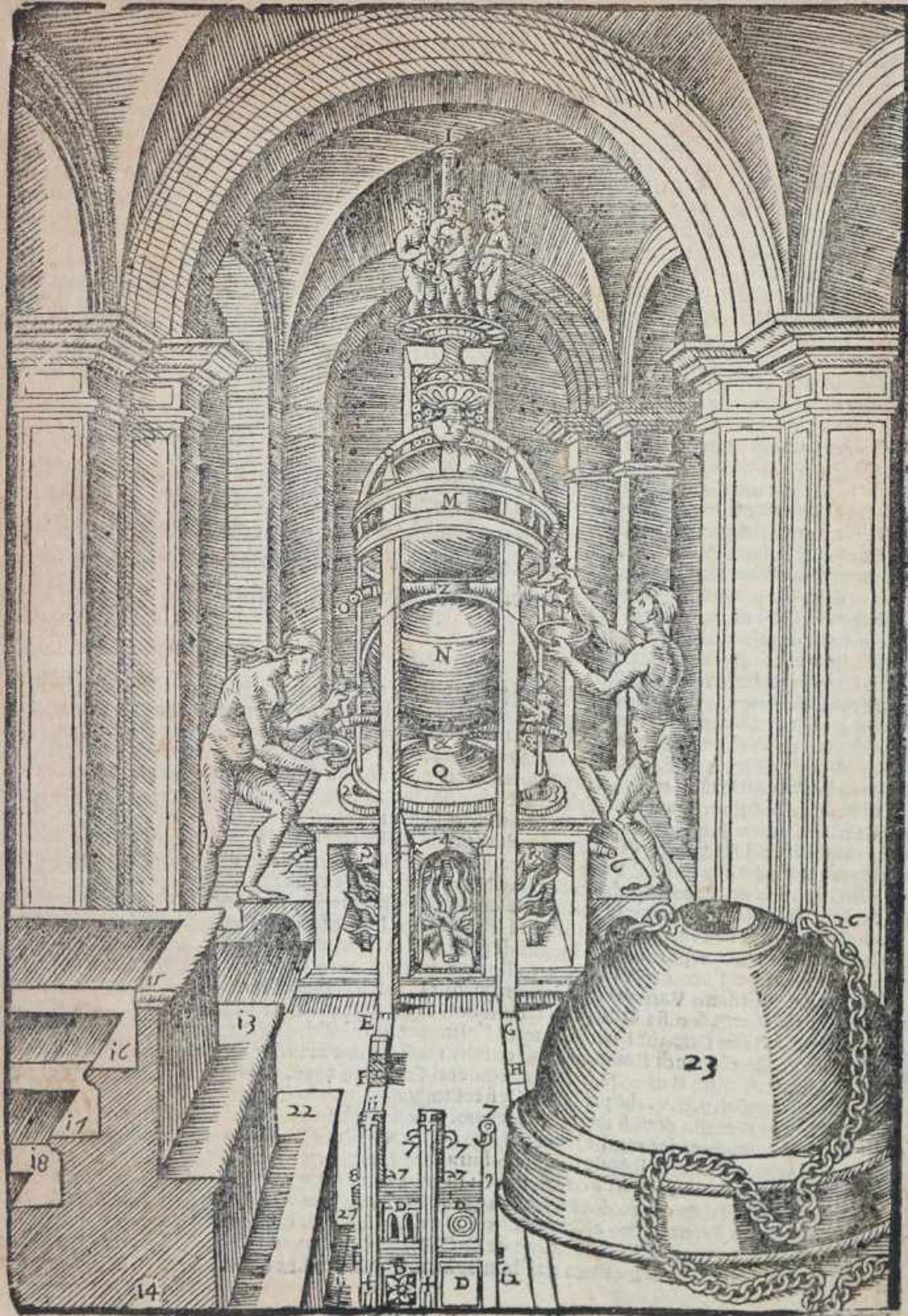 Vitruvius (Pollio,M.).Architettvra. In volgar lingva raportato per M. Gianbatista Caporali. ( - Bild 3 aus 3
