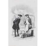 Sterne,L.Voyage sentimental. Trad. nouvelle... Paris, Bourdin (1841). Gr.8°. Mit 2 Holzst.-Front.,