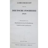 Fischfang.13 Bände zum Thema Fischfang. Um 1930-50. Versch. Aufl., Sprachen u. Einbände. (Tls.
