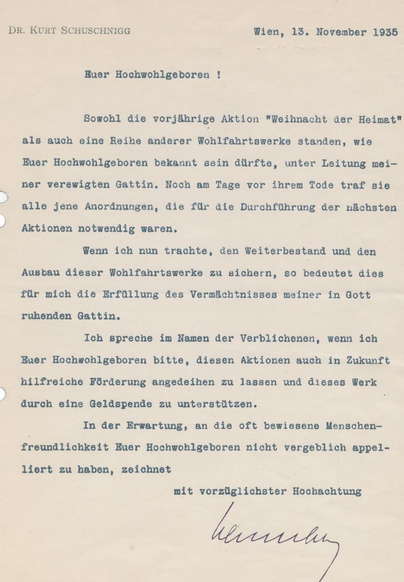 Sammlungvon 17 Autographen von 11 versch. prominenten Persönlichkeiten aus Politik, Kirche und - Image 2 of 2