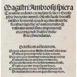 Ambrosius de Spiera Tarvisinus.Liber sermonu(m) de floribus sapie(n)tie no(n) minoris salis atque