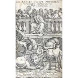 Aesop.Les Fables d'Esope Phrygien... les Fables de Philelphe. 2 Tle. in 1 Bd. Paris, Jean du Bray