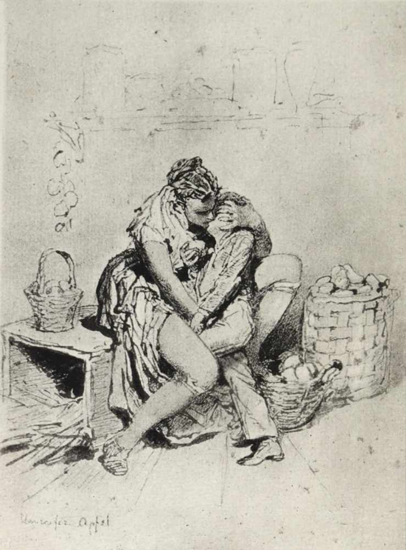Zichy, Mihaly von(1827 Zala - Petersburg 1906). 12 Bl. Heliogravuren mit erotischen Darstellungen.