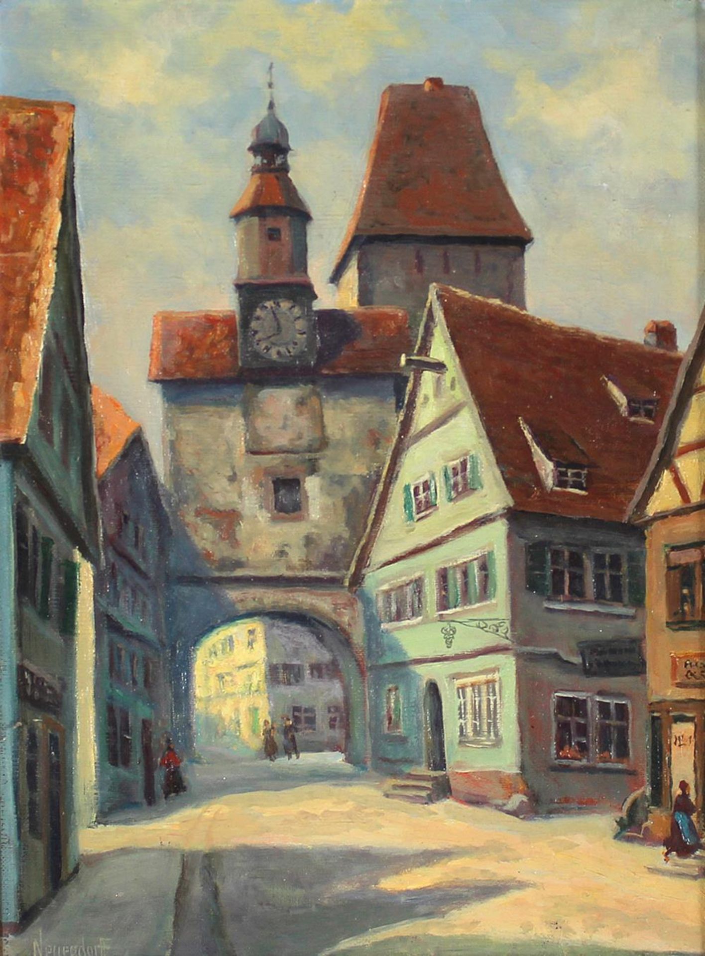 Rothenburg.Rothenburg. 4 Ansichten von Rothenburg ob der Tauber. +Enthält: u.a.+ NeuenRoth