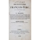 Mallouf,N.Mallouf,N. Dictionnaire francais-turc, avec la prononciation figuree. 2. ed.Mallo