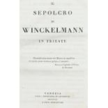 (Rossetti,D.de).(Rossetti,D.de). Il Sepolcro di Winckelmann in Trieste. Venedig, Alviso(Ros