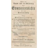 Kleuker,J.F.Kleuker,J.F. Ueber die Natur und den Ursprung der Emanationslehre bei den KKleu