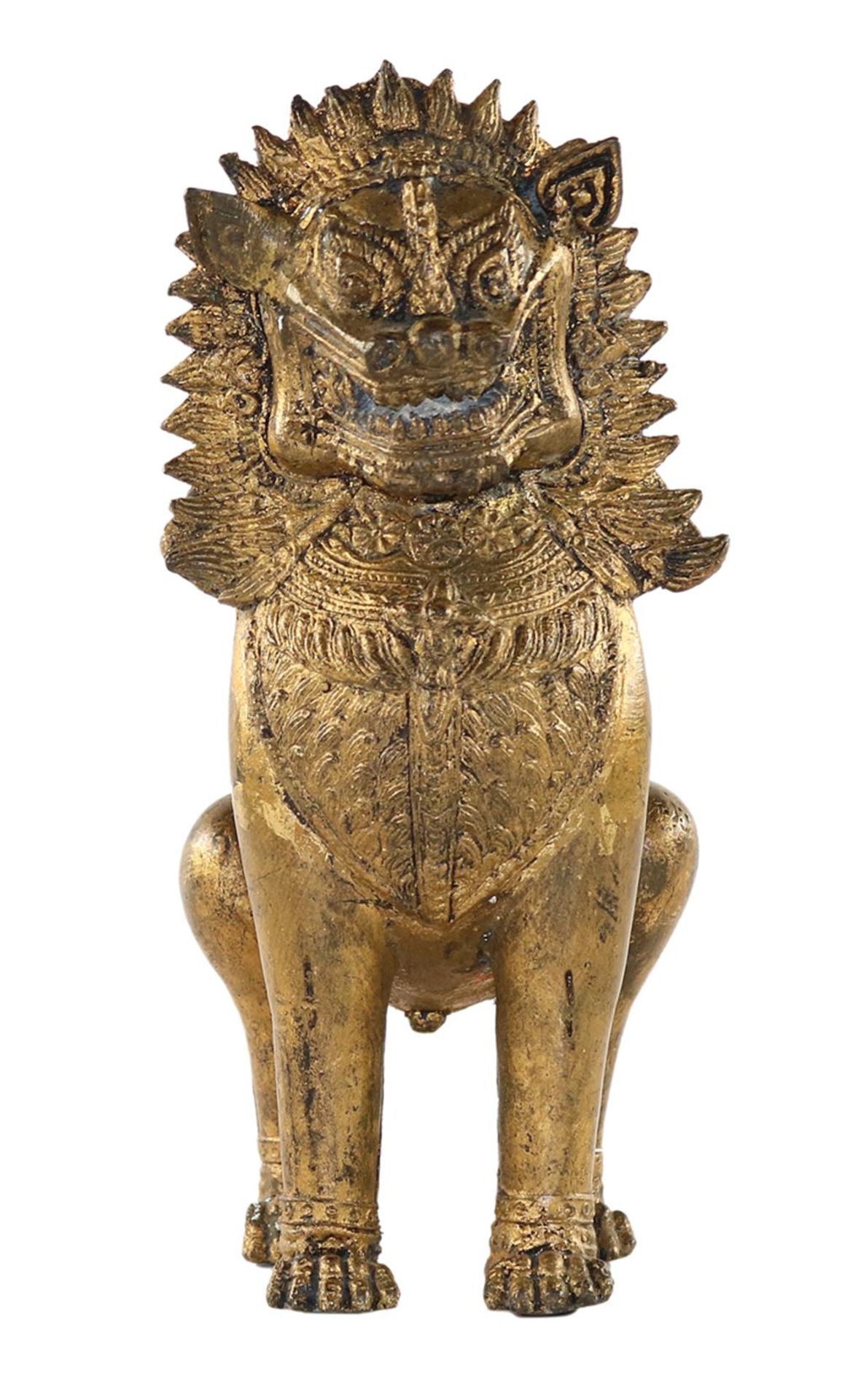 Fo-Hund TempelwächterFo-Hund Tempelwächter wohl Thailand 19.Jhdt. Bronzewächter mitFo-Hu