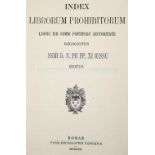 IndexIndex libri prohibitorum. Leonis XIII summi pontificus auctoritate recognitus. PiiInde