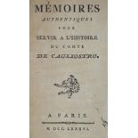 (Luchet,J.P.L.de).(Luchet,J.P.L.de). Memoires authentiques pour servir a l'Histoire du(Luch