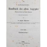 Eisenlohr,A.Eisenlohr,A. Ein mathematisches Handbuch der alten Aegypter (Papyrus RhindEisen