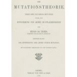 Vries,H.de.Vries,H.de. Die Mutationstheorie. Versuche und Beobachtungen über die EntstVrie